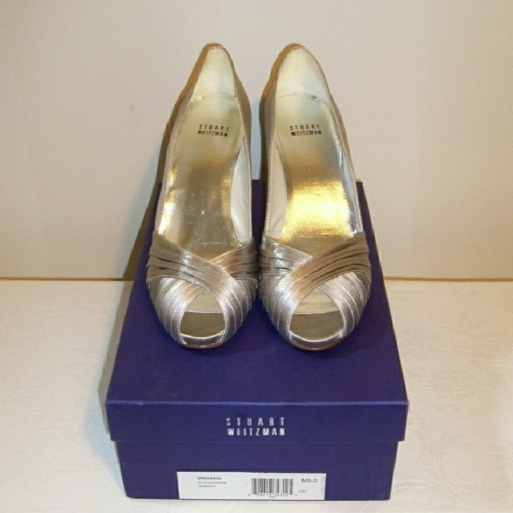 Formal gold heels